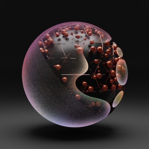 Very orange-themed picture featuring olive oiloverhead view of people standing on gray pavement with yellow circles