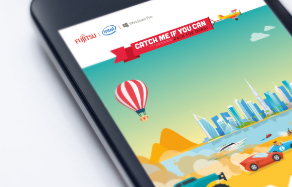 Fujitsu mobile website image 
